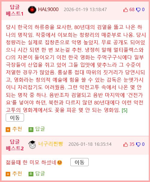 43년전 영화속 장소에서 촬영한 여배우