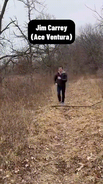 각 배우들이 걸려 넘어지는 방법