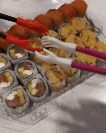 대화 가능 젓가락 gif