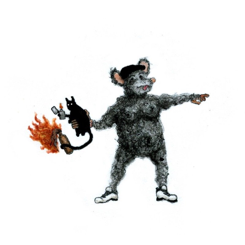 쓰레기로 그린 그림