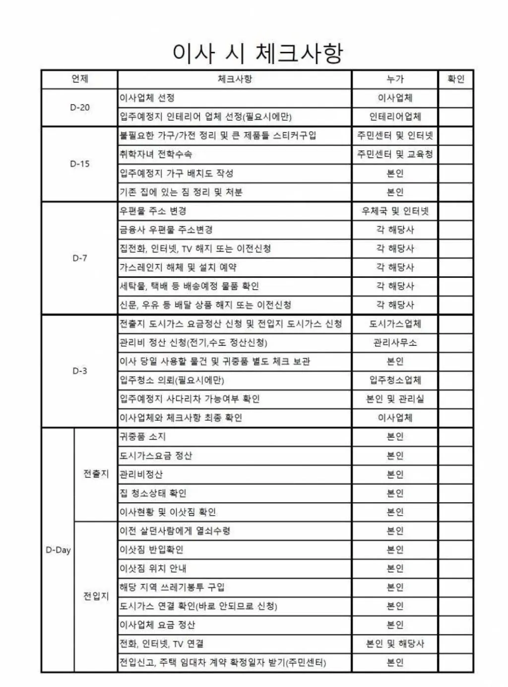 이사 전입신고 할때 꼭 들어가봐야하는 사이트