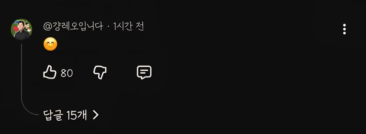 최강록 식덕후 채널에 댓글 남긴 강레오.jpg