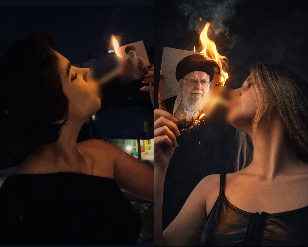 히잡 벗고 지도자 사진 태워 담뱃불…이란 여성 ‘저항 상징’으로