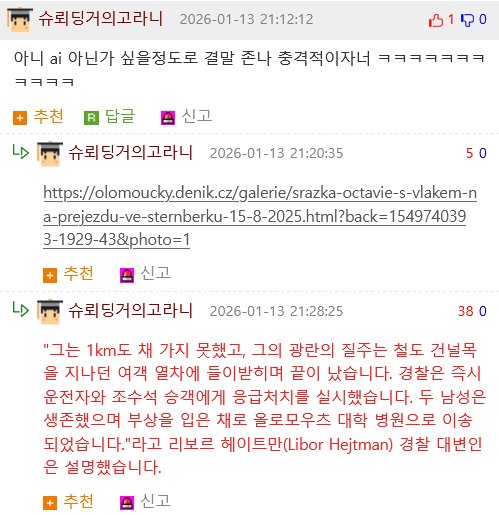 경찰차를 피해 도망가던 차의 최후