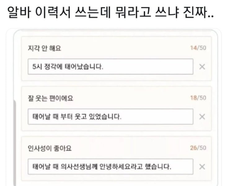 이력서 깔끔한거 보소