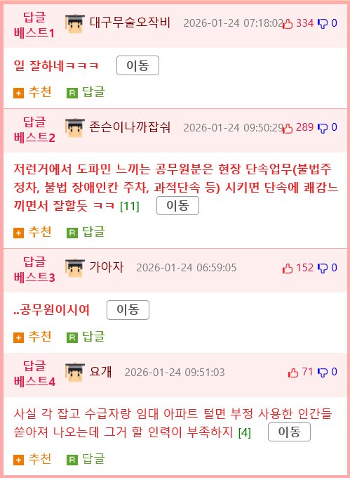 일하는게 너무 재밌는 공무원