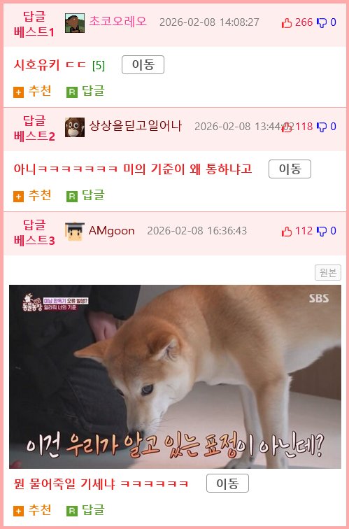 잘생긴 남자를 보면 실실웃고 오줌싸는 시바견.jpg