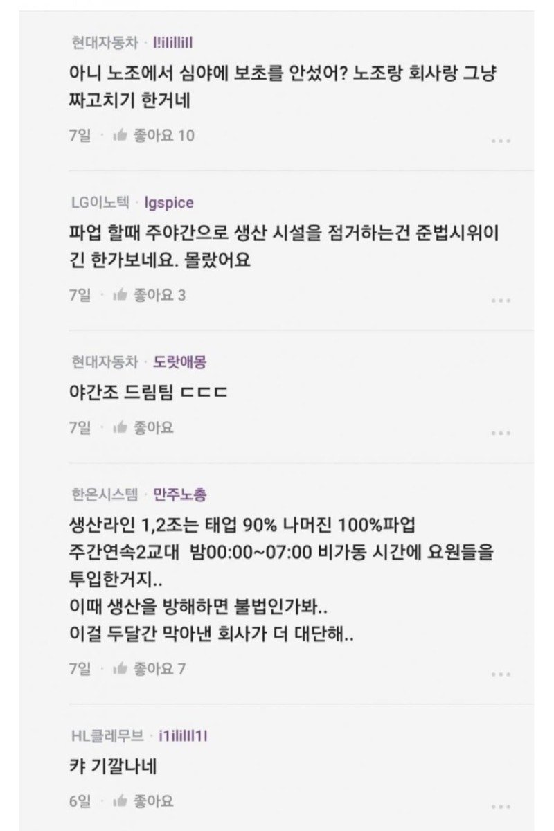 노조 파업 실패 후기