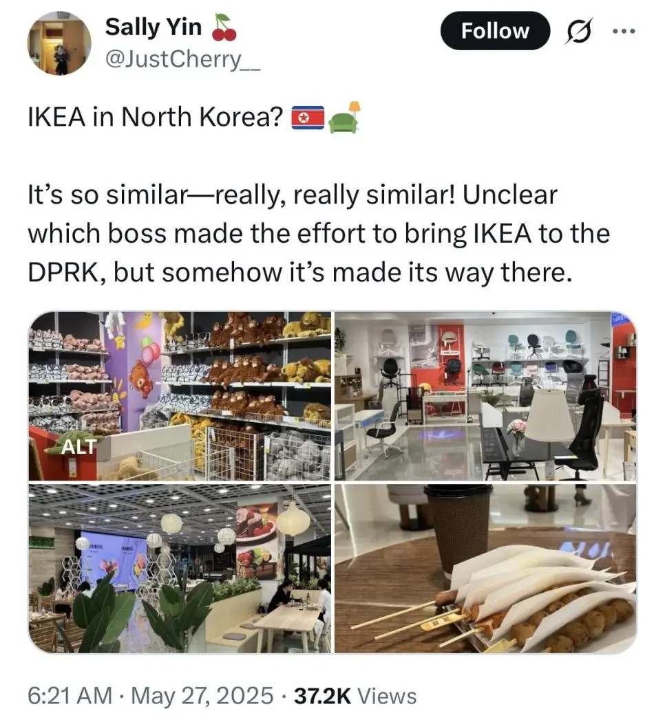 북한 평양의 카페와 쇼핑몰 근황