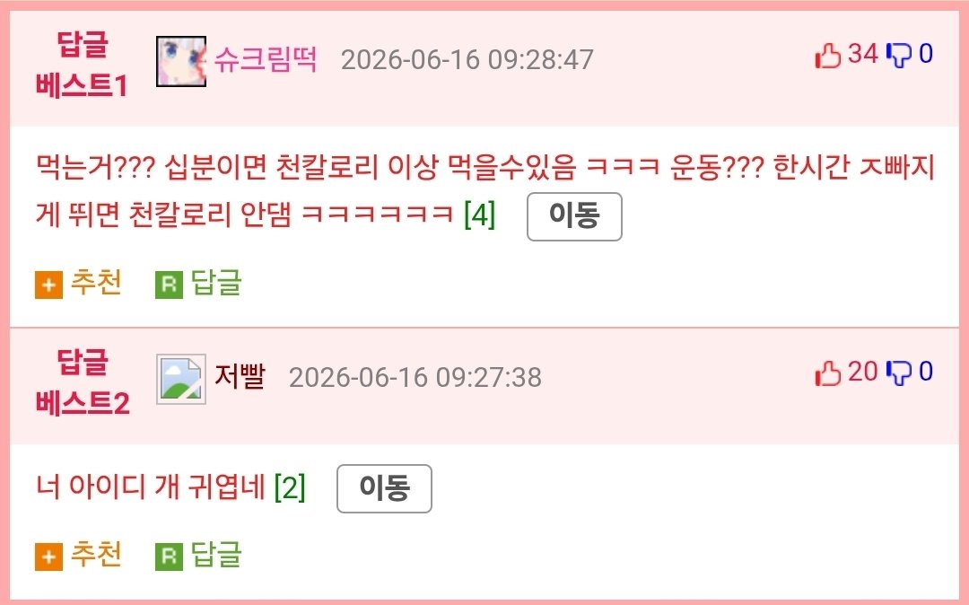 다이어트에 운동보단 식단이 중요한 이유