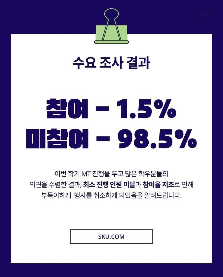 요즘 대학교 MT 문화
